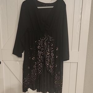 Black Embellished Dress